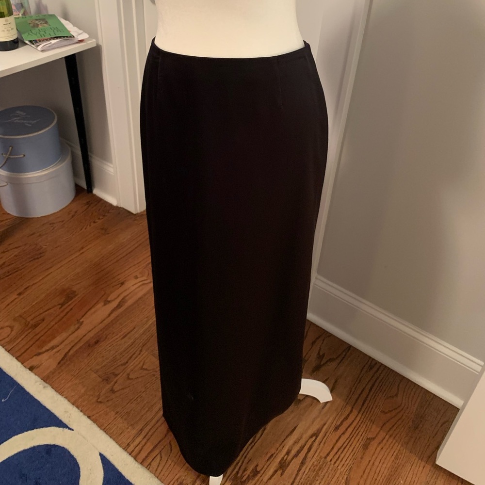 Emporio Armani vintage long back evening skirt, size 12 - Made in Italy